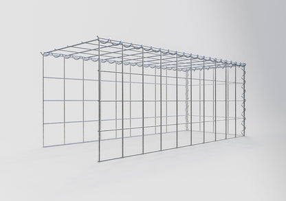 Anbaugabione Typ 4 100 cm x 40 cm x 40 cm (L x H x T), Maschenweite 10 cm x 10 cm, Spirale