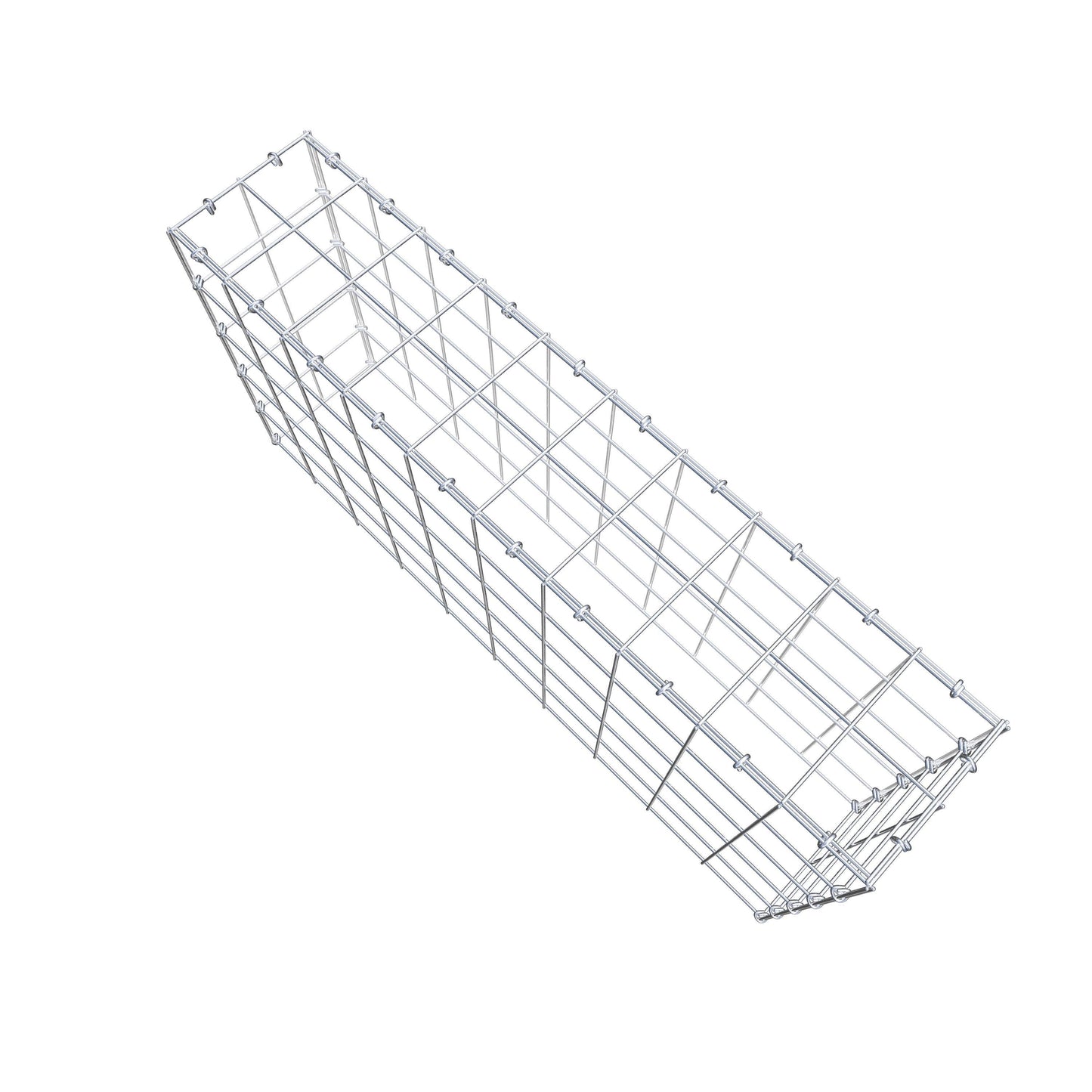 Fourche rapportée type 3 100 cm x 50 cm x 20 cm (L x H x P), mailles 10 cm x 10 cm, anneau C