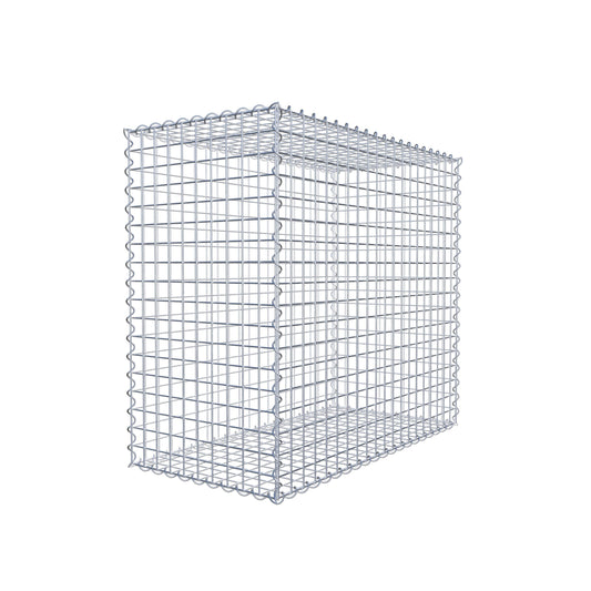 Gavión 100 cm x 90 cm x 50 cm (L x A x P), luz de malla 5 cm x 5 cm, en espiral