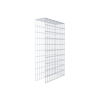 Fourche rapportée type 4 100 cm x 60 cm x 20 cm (L x H x P), mailles 5 cm x 10 cm, anneau C