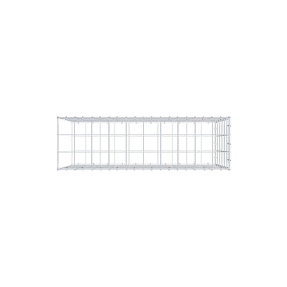 Fourche rapportée type 2 100 cm x 60 cm x 30 cm (L x H x P), mailles 10 cm x 10 cm, anneau C