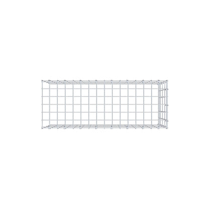 Fourche rapportée type 4 80 cm x 40 cm x 30 cm (L x H x P), mailles 5 cm x 10 cm, anneau C