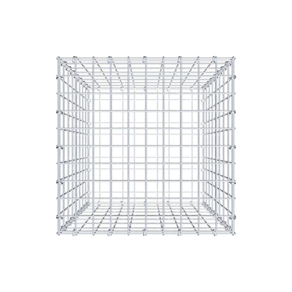 Gabion 80 cm x 50 cm x 50 cm (L x H x D), maskestørrelse 5 cm x 10 cm, C-ring