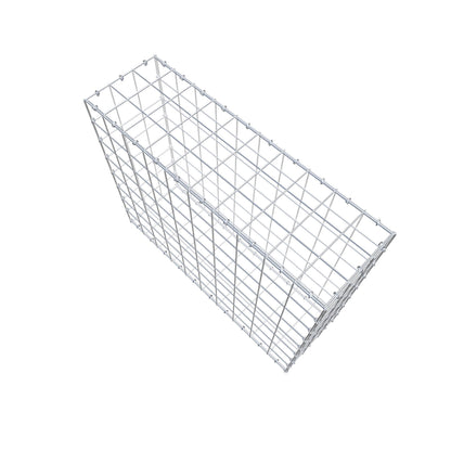 Gabione 100 cm x 80 cm x 30 cm (L x H x T), Maschenweite 10 cm x 10 cm, C-Ring