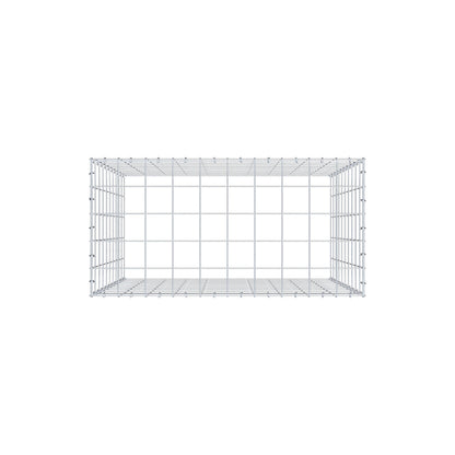 Anbaugabione Typ 3 100 cm x 100 cm x 50 cm (L x H x T), Maschenweite 10 cm x 10 cm, C-Ring