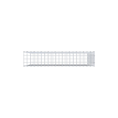 Monteret gabion type 2 100 cm x 70 cm x 20 cm (L x H x D), maskestørrelse 5 cm x 5 cm, C-ring