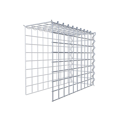 Gabion rapporté type 4 50 cm x 40 cm x 20 cm (L x H x P), mailles 5 cm x 5 cm, spirale