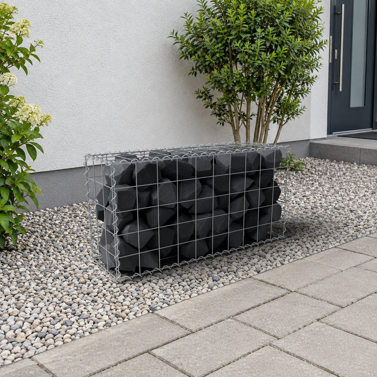 Gabion 100 cm x 50 cm x 30 cm (L x H x P), mailles 10 cm x 10 cm, spirale
