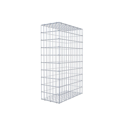 Gabion 100 cm x 60 cm x 30 cm (L x H x D), maskestørrelse 5 cm x 10 cm, C-ring