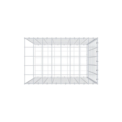 Fourche rapportée type 2 100 cm x 80 cm x 50 cm (L x H x P), mailles 10 cm x 10 cm, anneau en C