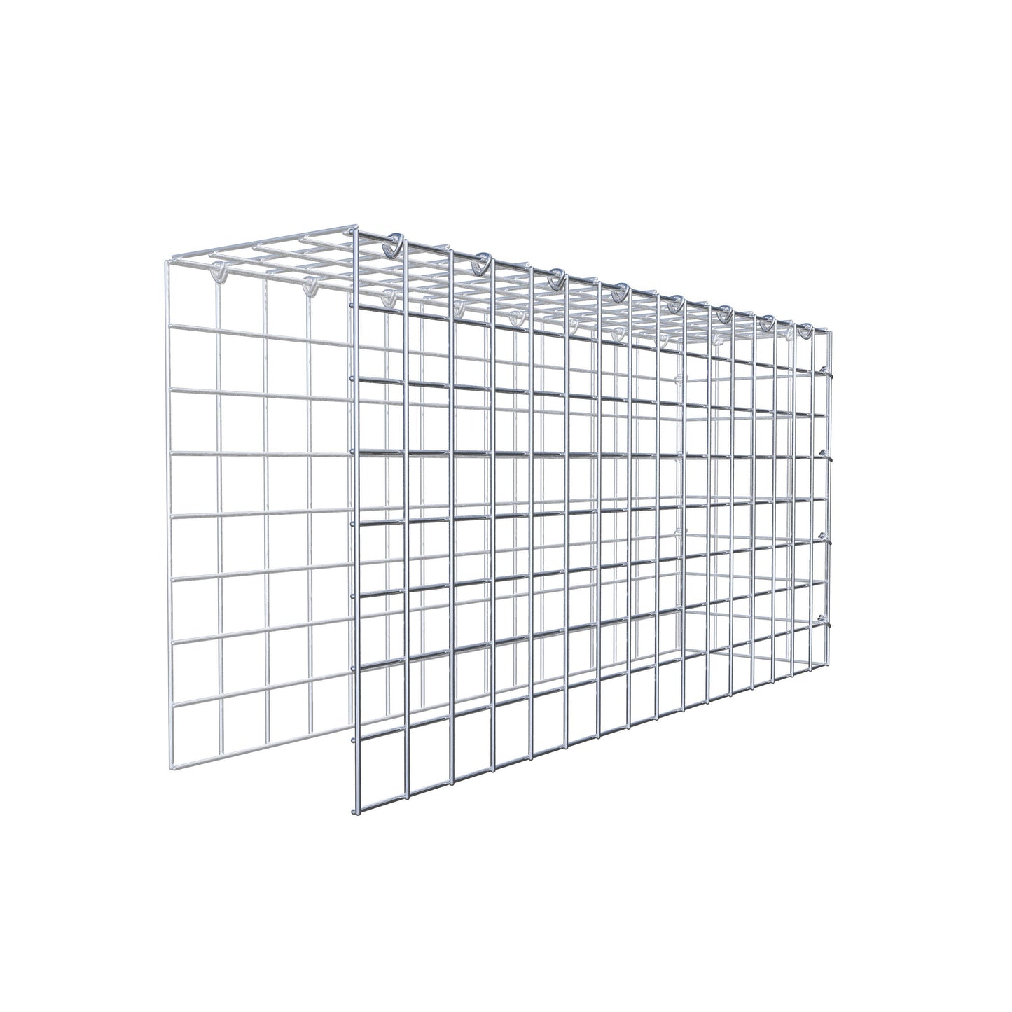 Fourche rapportée type 4 80 cm x 40 cm x 20 cm (L x H x P), mailles 5 cm x 5 cm, anneau C