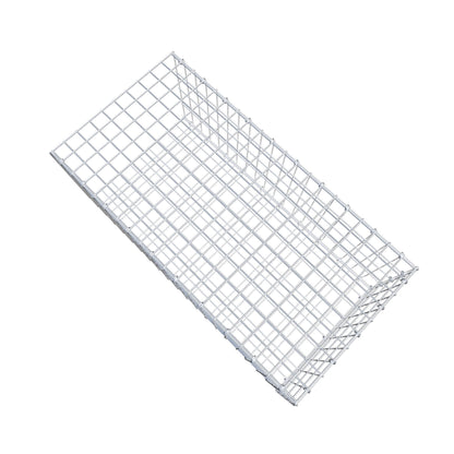Fourche rapportée type 2 100 cm x 40 cm x 50 cm, mailles 5 cm x 10 cm, anneau en C