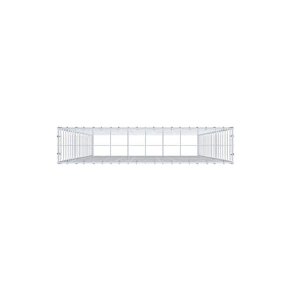 Gabião Tipo 3 200 cm x 100 cm x 20 cm (C x A x P), malhagem 10 cm x 10 cm, anel C