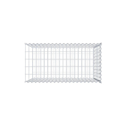 Gavión complementario tipo 2 100 cm x 70 cm x 50 cm (L x A x P), luz de malla 5 cm x 10 cm, en espiral