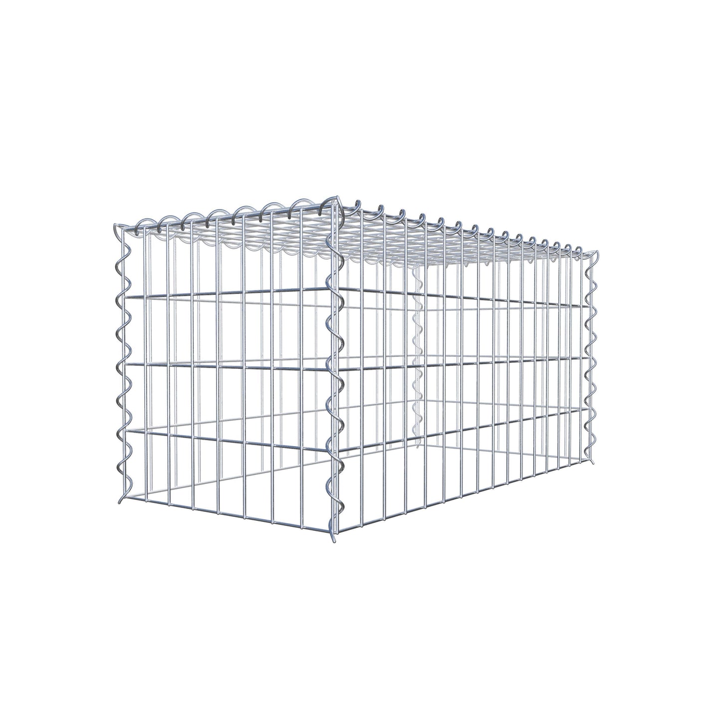 Add-on schanskorf type 3 80 cm x 40 cm x 40 cm (L x H x D), maaswijdte 5 cm x 10 cm, spiraalvormig