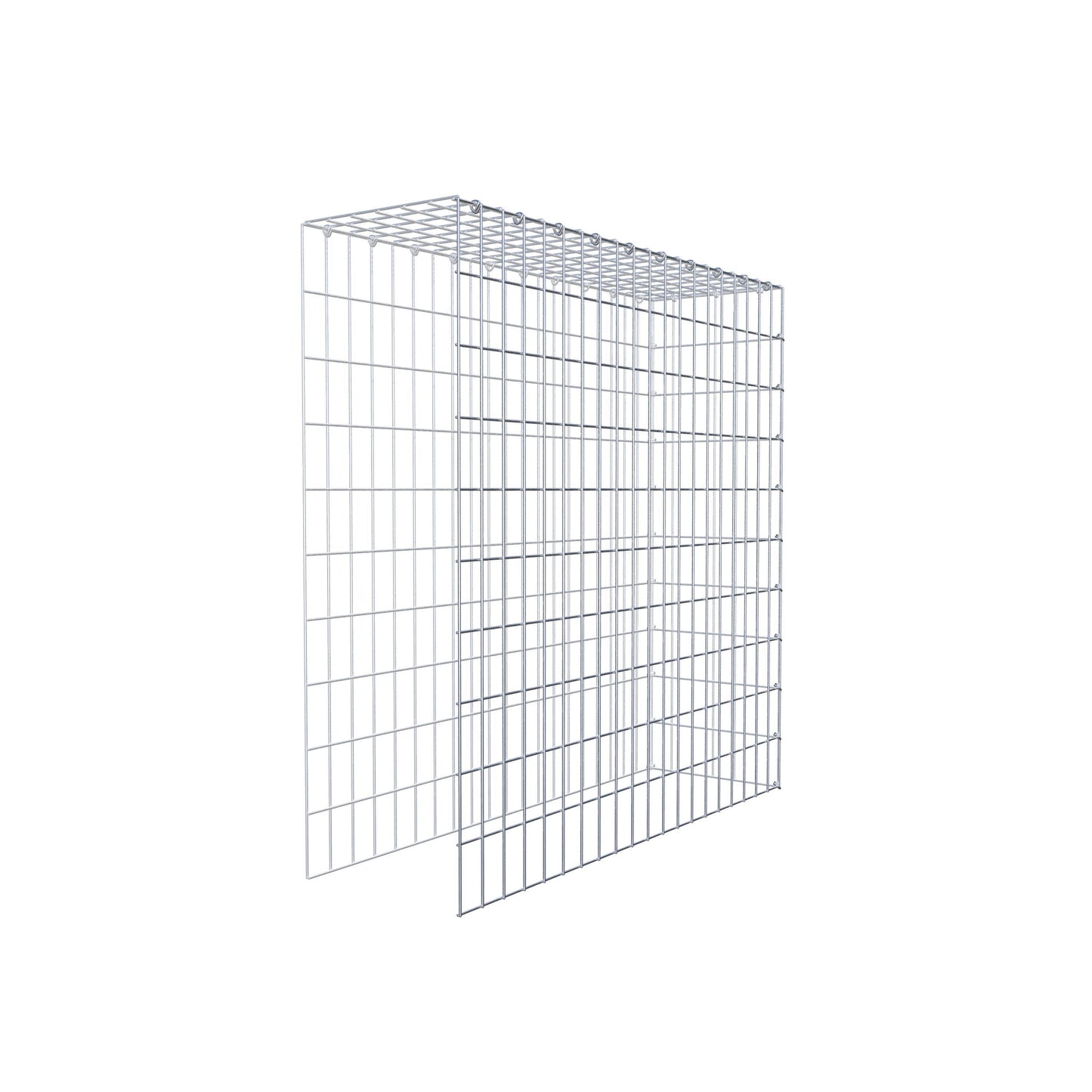 Fourche rapportée type 4 100 cm x 100 cm x 30 cm (L x H x P), mailles 5 cm x 10 cm, anneau C