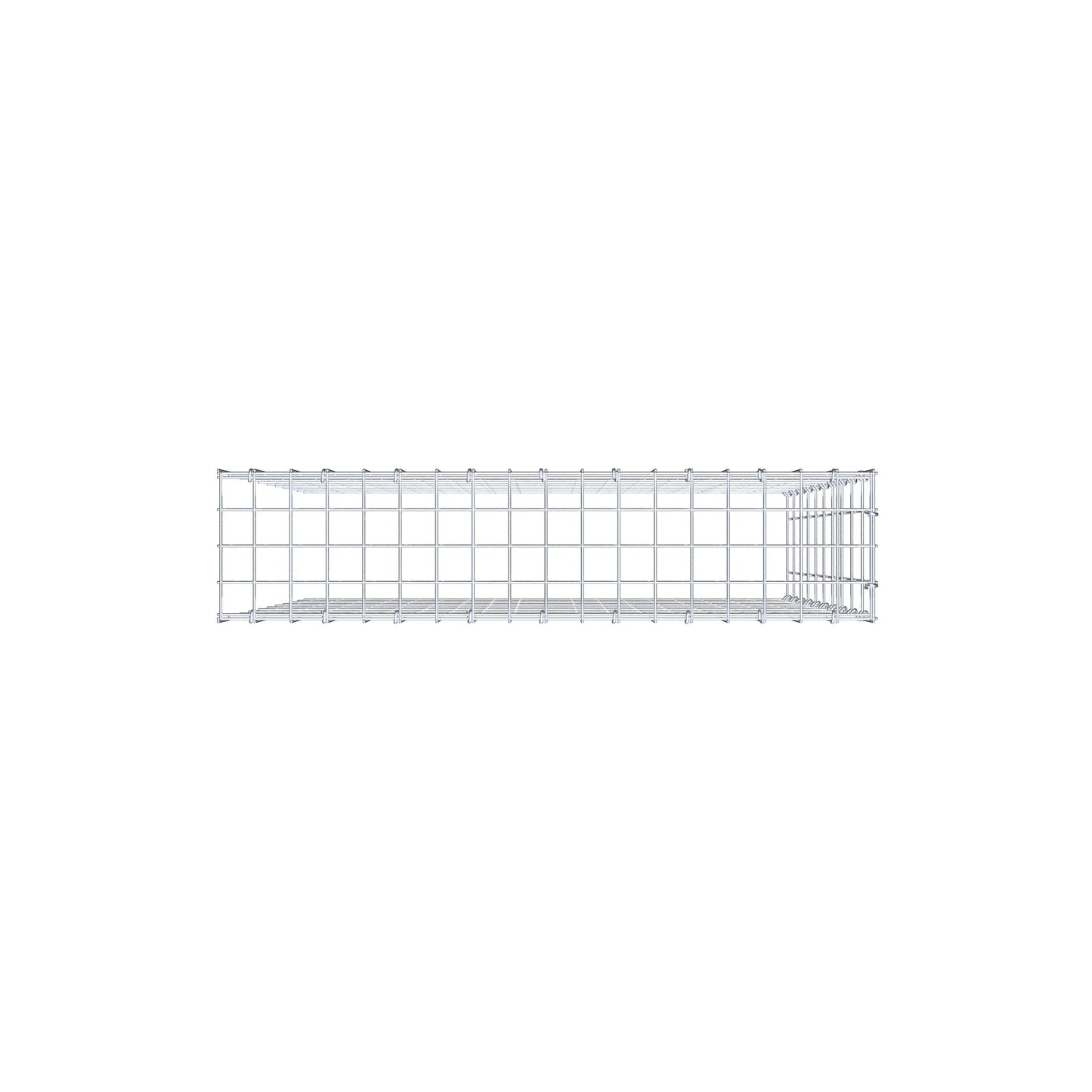 Pile aggiuntivo tipo 4 100 cm x 90 cm x 20 cm (L x H x P), maglia 5 cm x 10 cm, anello a C