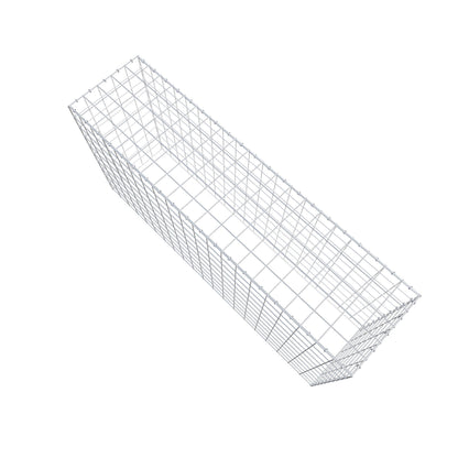 Mounted gabion type 3 200 cm x 100 cm x 50 cm (L x H x D), mesh size 10 cm x 10 cm, C-ring