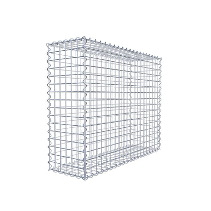 Schanskorf 100 cm x 80 cm x 30 cm (L x H x D), maaswijdte 5 cm x 5 cm, spiraal