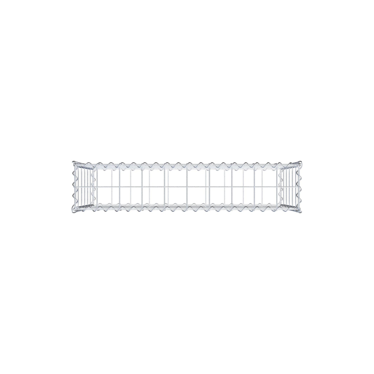 Gabion 100 cm x 60 cm x 20 cm (L x H x P), mailles 10 cm x 10 cm, spirale