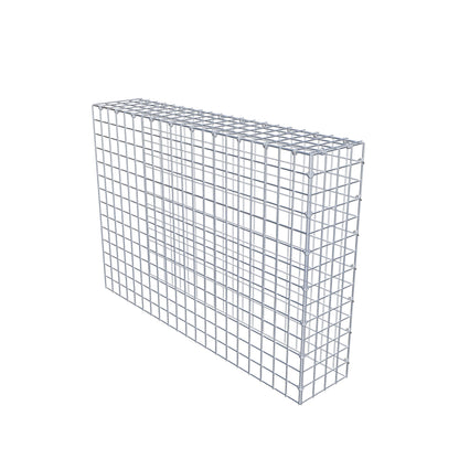 Mounted gabion type 4 100 cm x 70 cm x 20 cm (L x H x D), mesh size 5 cm x 5 cm, C-ring