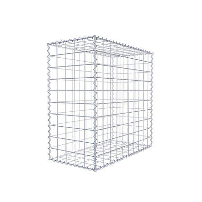 Gabion 100 cm x 100 cm x 50 cm (L x H x P), mailles 10 cm x 10 cm, spirale