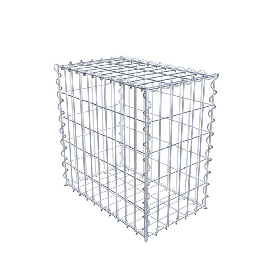Schanskorf 50 cm x 50 cm x 30 cm (L x H x D), maaswijdte 5 cm x 10 cm, spiraal
