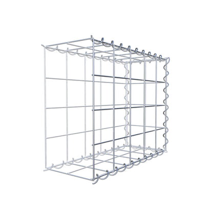 Gabion rapporté type 2 50 cm x 40 cm x 20 cm (L x H x P), mailles 10 cm x 10 cm, spirale