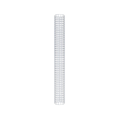 Gabionensäule rund 22 cm Durchmesser, 200 cm Höhe, Maschenweite 5 cm x 5 cm