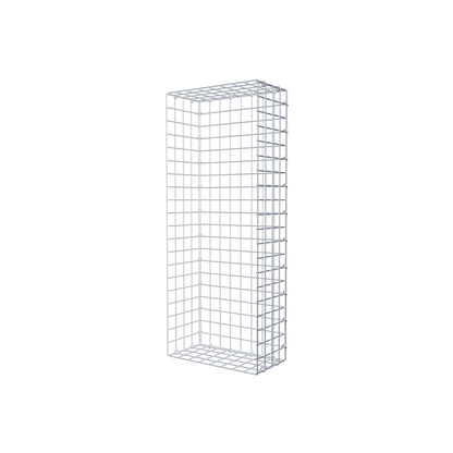 Gabião Tipo 2 100 cm x 20 cm x 40 cm (C x A x P), malhagem 5 cm x 5 cm, anel C