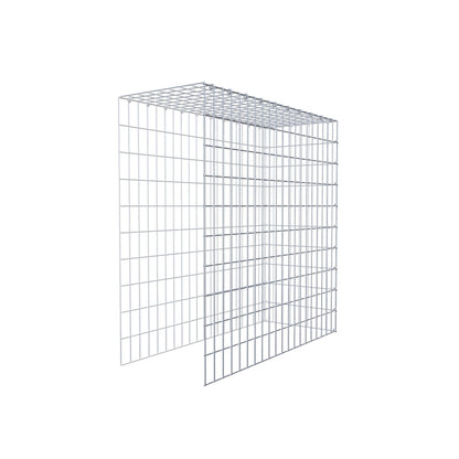 Fourche rapportée type 4 100 cm x 100 cm x 40 cm (L x H x P), mailles 5 cm x 10 cm, anneau C