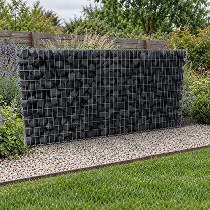 Gabion 200 cm x 100 cm x 30 cm (L x H x D), mesh size 5 cm x 10 cm, spiral
