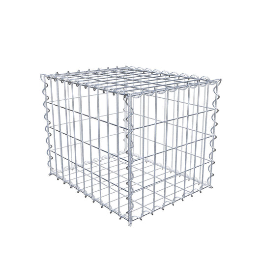 Gabbione 50 cm x 40 cm x 40 cm (L x H x P), maglia 5 cm x 10 cm, spirale