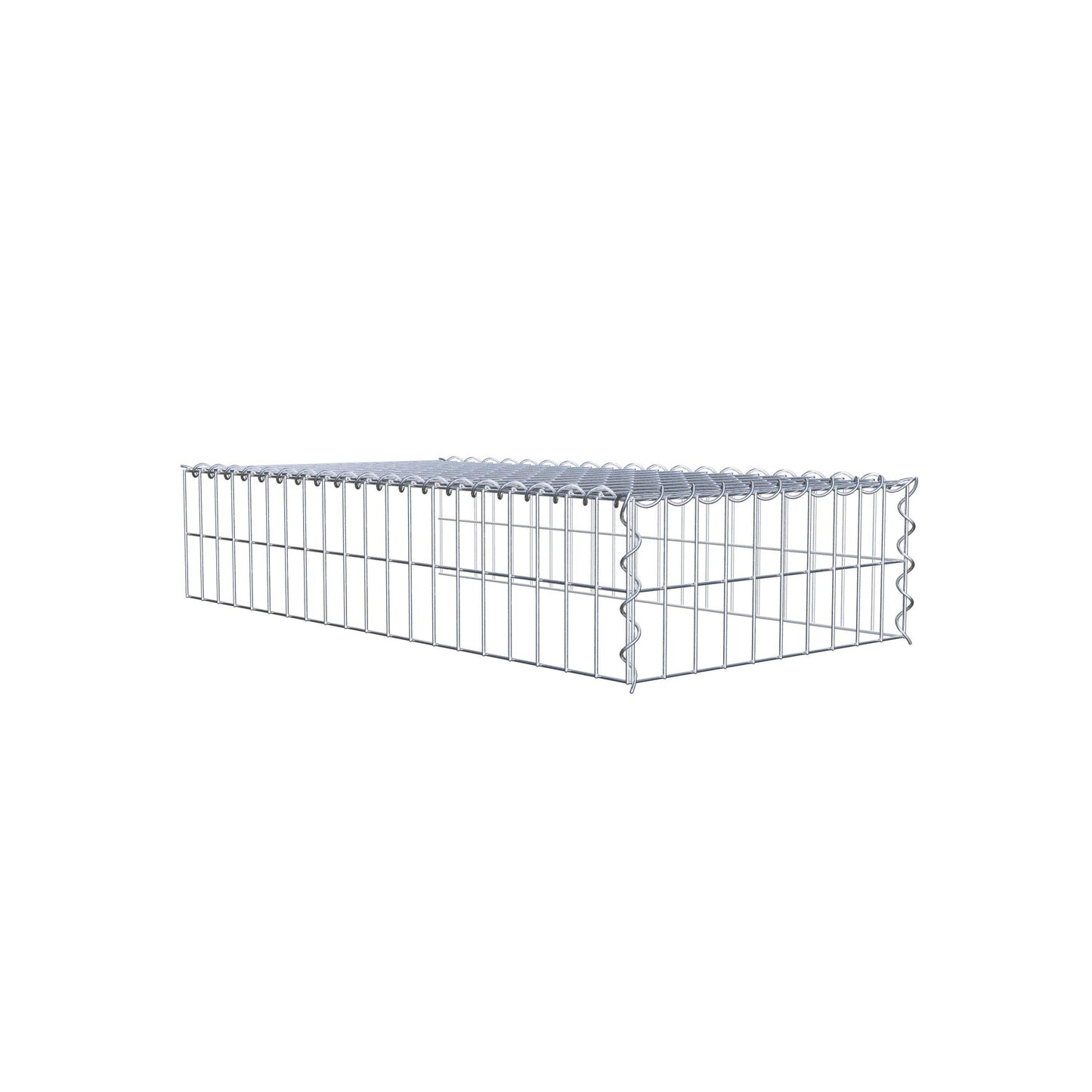 Gavión complementario tipo 4 100 cm x 20 cm x 50 cm (L x A x P), malla 5 cm x 10 cm, espiral