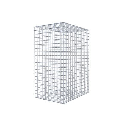 Gabião 100 cm x 70 cm x 50 cm (C x A x P), malhagem 5 cm x 5 cm, anel C