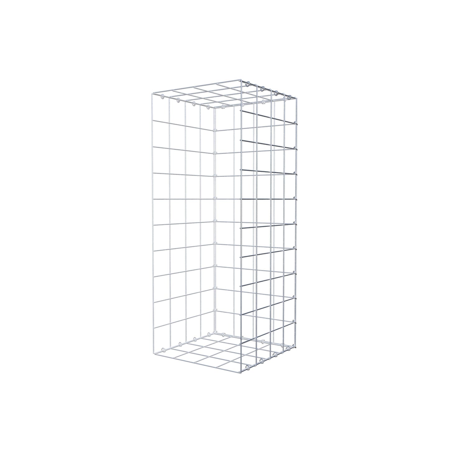 Pila adicional tipo 2 100 cm x 40 cm x 40 cm (L x A x P), malla 10 cm x 10 cm, anillo en C