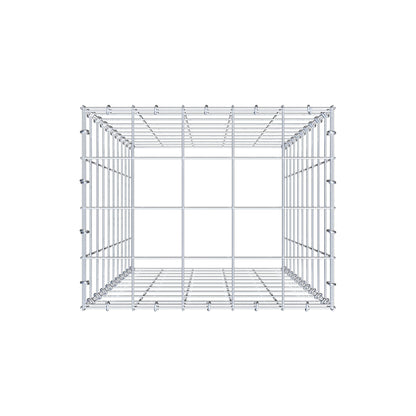 Gabião Tipo 3 100 cm x 50 cm x 40 cm (C x A x P), malhagem 10 cm x 10 cm, anel C