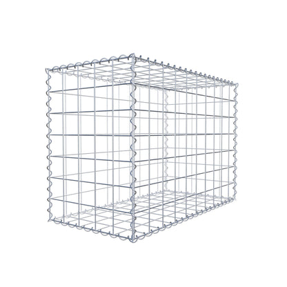 Gabião 100 cm x 70 cm x 50 cm (C x A x P), malhagem 10 cm x 10 cm, espiral
