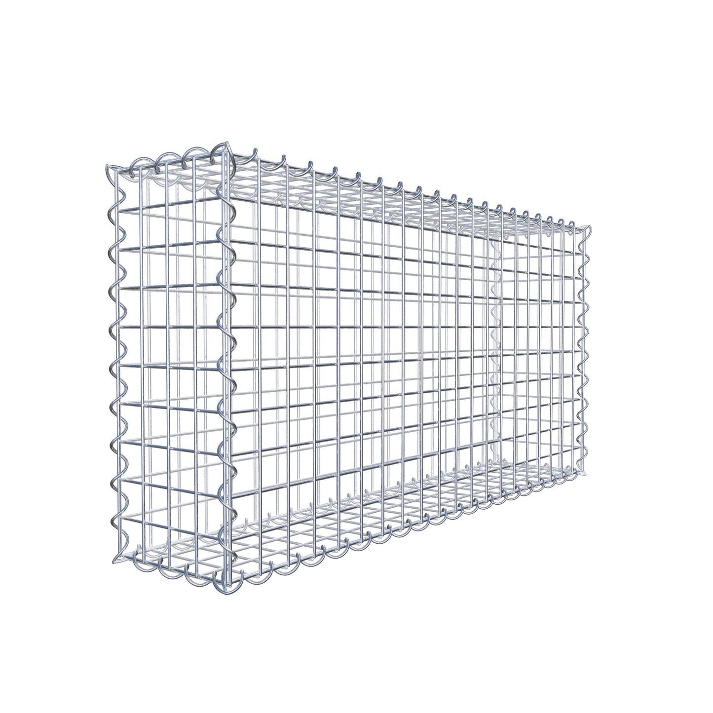 Set van 2 schanskorven 100 cm x 50 cm x 20 cm (L x H x D), maaswijdte 5 x 5 cm, spiraalvormig