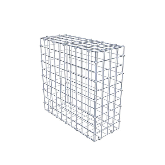 Gabbione 50 cm x 50 cm x 20 cm (L x H x P), maglia 5 x 5 cm, anello a spirale