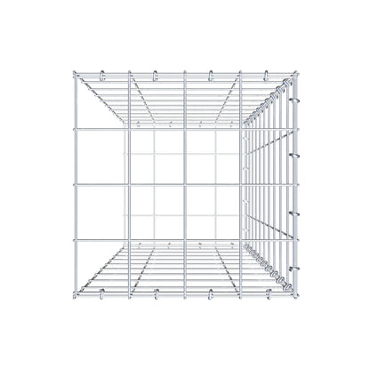 Pila adicional tipo 2 100 cm x 40 cm x 40 cm (L x A x P), malla 10 cm x 10 cm, anillo en C