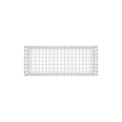 Gabião 100 cm x 60 cm x 40 cm (C x A x P), malhagem 5 cm x 10 cm, anel C