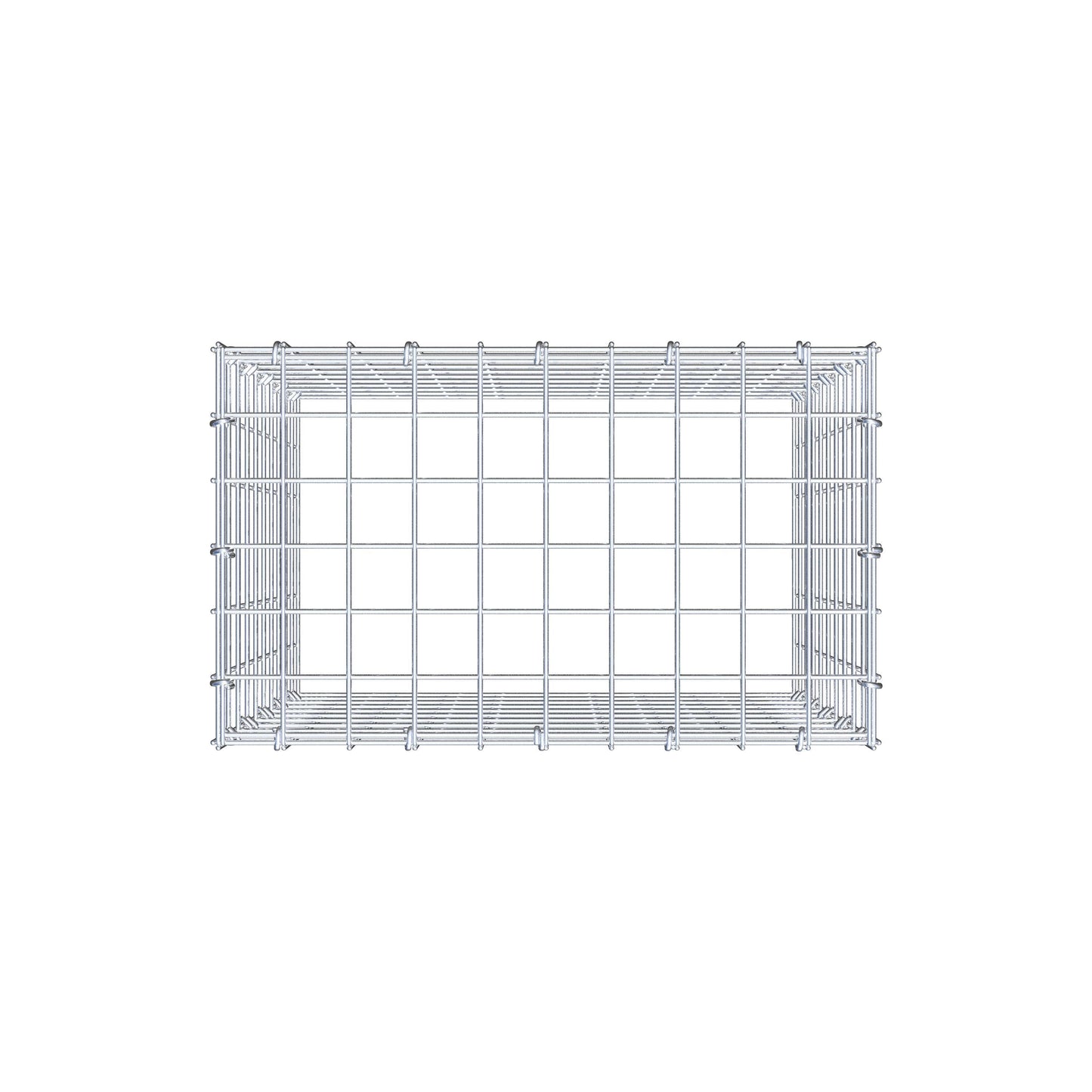 Add-on pool type 3 50 cm x 50 cm x 30 cm (L x H x D), maaswijdte 5 cm x 5 cm, C-ring