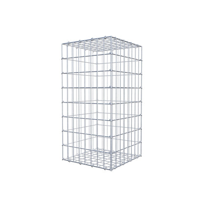 Gabion 80 cm x 40 cm x 40 cm (L x H x D), maskestørrelse 5 cm x 10 cm, C-ring