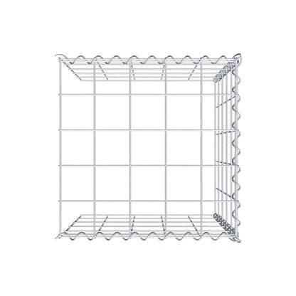 Gabião tipo 4 50 cm x 50 cm x 50 cm (C x A x P), malhagem 10 cm x 10 cm, espiral