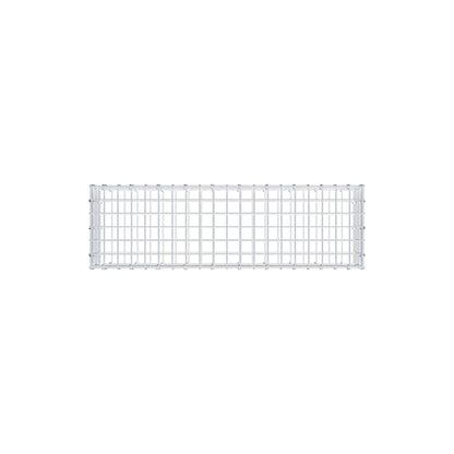 Gabion 100 cm x 20 cm x 30 cm (L x H x D), maskestørrelse 5 cm x 5 cm, C-ring