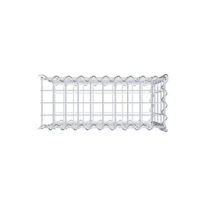 Anbaugabione Typ 2 50 cm x 40 cm x 20 cm (L x H x T), Maschenweite 5 cm x 10 cm, Spirale