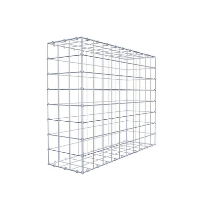Gabione 100 cm x 80 cm x 30 cm (L x H x T), Maschenweite 10 cm x 10 cm, C-Ring