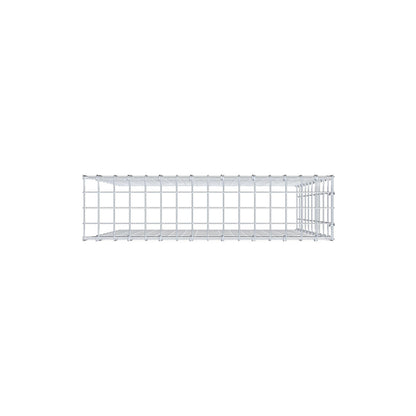 Gabião Tipo 4 100 cm x 80 cm x 20 cm (C x A x P), malhagem 5 cm x 10 cm, anel C