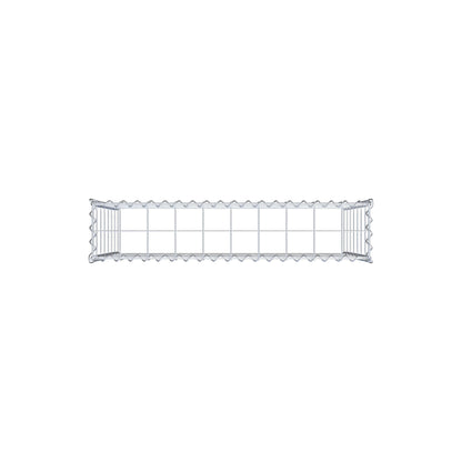 Gabion rapporté type 3 100 cm x 70 cm x 20 cm (L x H x P), mailles 10 cm x 10 cm, spirale